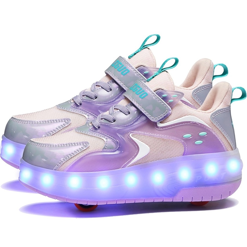 Kids Light-Up Roller Skate Sneakers
